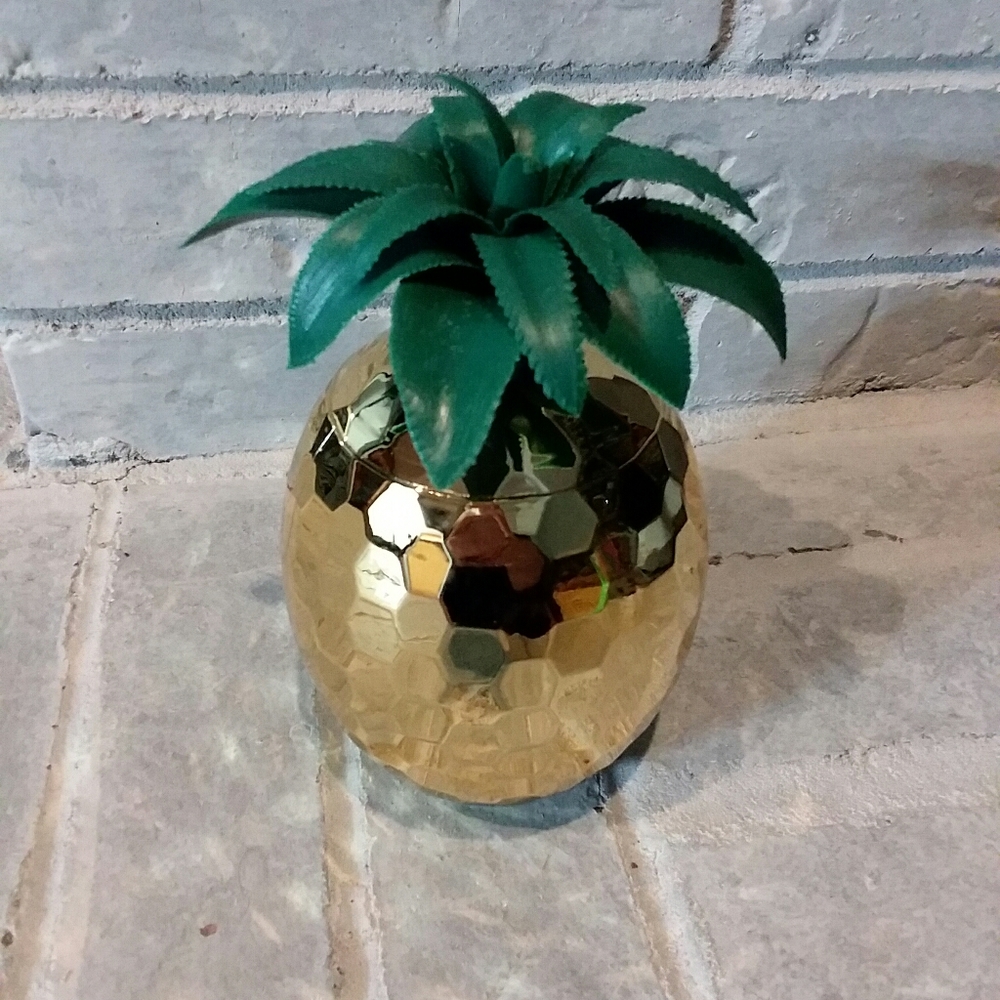 5 Golden Disco Pineapple Cups